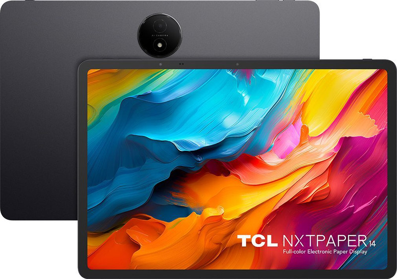 TCL Hera 14.3 Vision WiFi 8 GB RAM 256 GB ROM 14.25 inch with Wi-Fi Only Gaming MediaTek Helio G99 Tablet (Grey)
