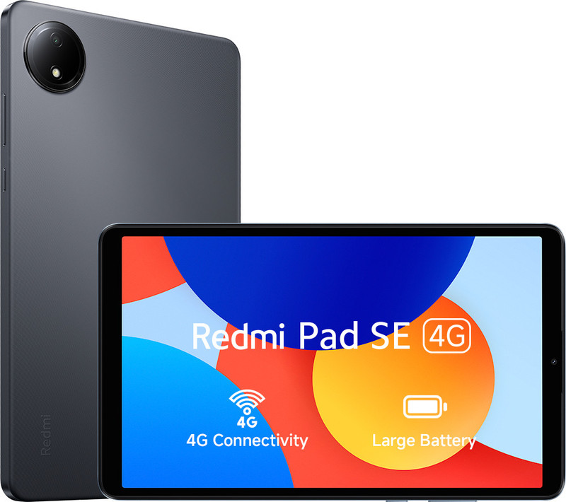 REDMI Pad SE 4G 4 GB RAM 128 GB ROM 8.7 Inch with 4G MediaTek Helio G85 Tablet (Ocean Blue)