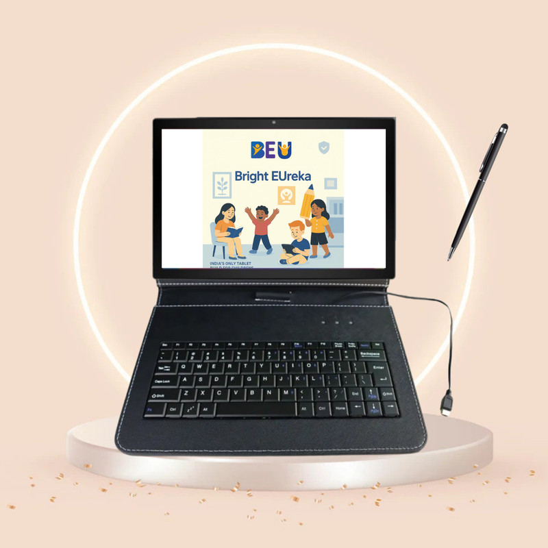 BrightEureka BEU 8 Lite 4 GB RAM 64 GB ROM 8 inch with Wi-Fi+4G mediatek Tablet (Black)