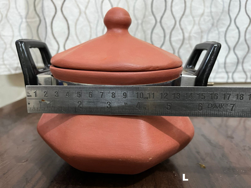 Aaravi lifestyle Classic Clay Dal Handi & Kadhai Tagine(Brown)