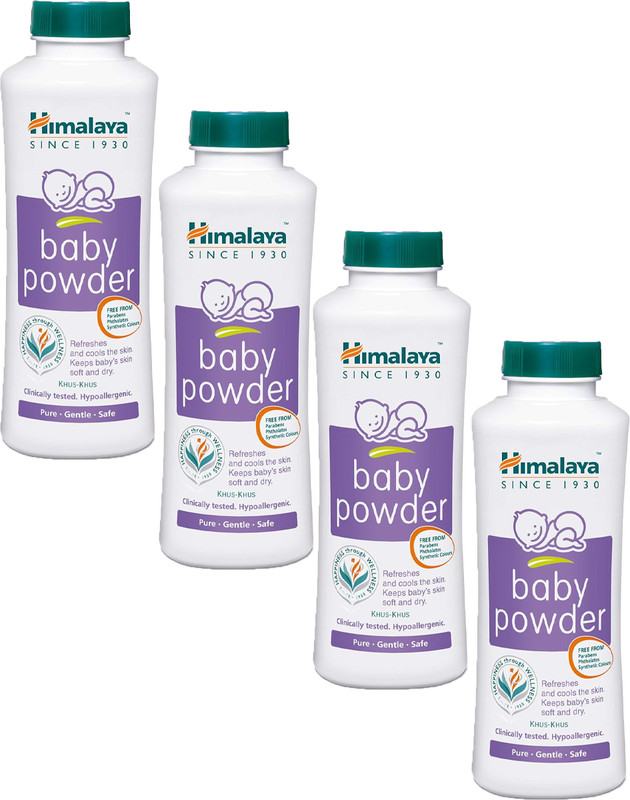 HIMALAYA BABY POWDER 100g (Pack of 4)(4 x 100 g)