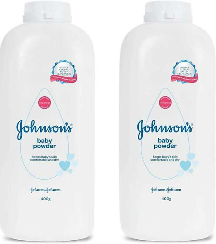 JOHNSON'S Baby powder 400 gm×2(2 x 400 g)