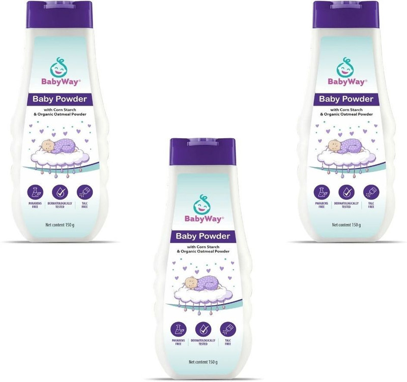 BABYWAY BABY POWDER - 150 GM PACK OF 3(3 x 150 g)