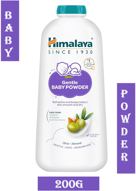 HIMALAYA Gentle Baby Powder For Baby Boy & Girl 200g Pack of 1(200 g)