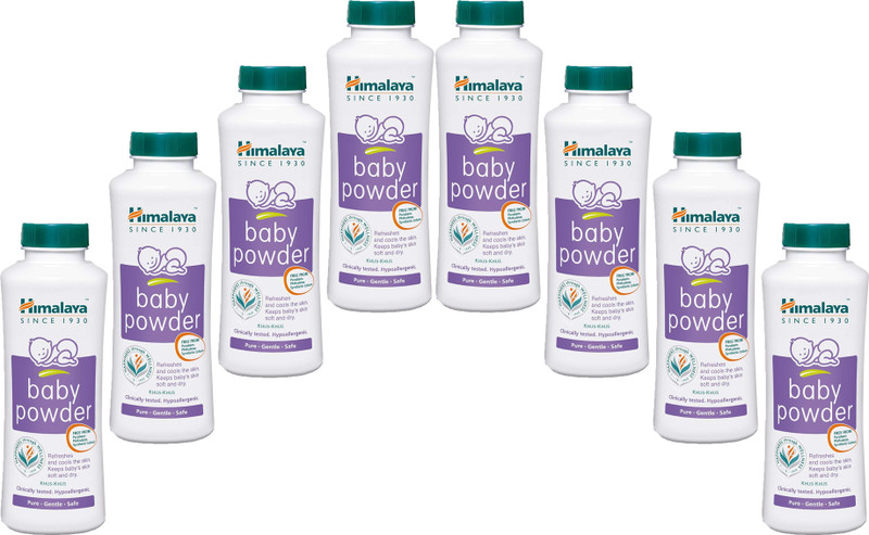 HIMALAYA BABY POWDER 50g (Pack of 8 )(8 x 50 g)