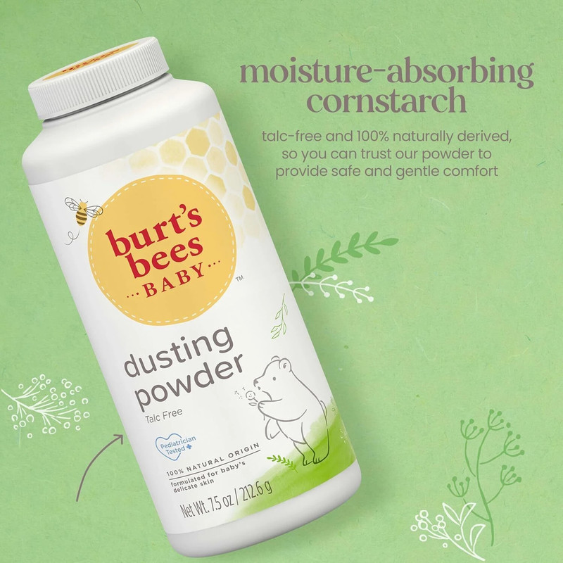 Burt's Bees Baby 100% Natural Dusting Talc-Free Baby Powder(212.6 g)