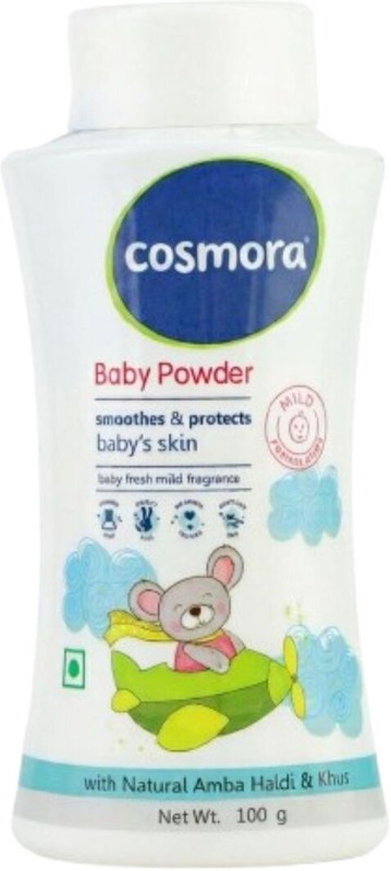 COSMORA Baby Kids Best Body Powder | Normal Skin, Sensitive Skin & Dry Skin Pack 1(100 g)