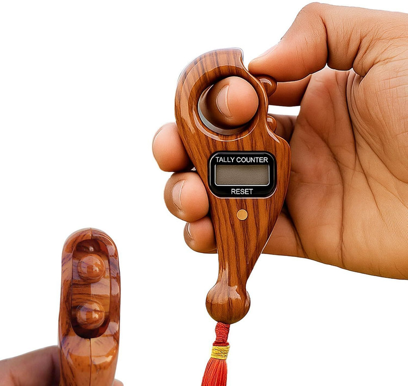 PEARLARCADIA Digital Mantra Jaap Mala Counter Finger Ring Analog Tally Counter(Multicolor)