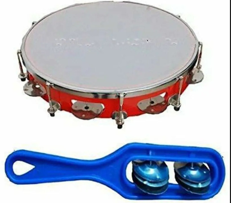 KHALSA MUSICAL 5 cm Headless Tambourine(Wood)