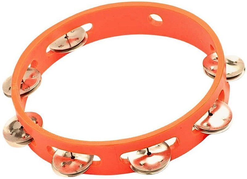 AMG Music 25.4 cm With Head Tambourine(Plastic)