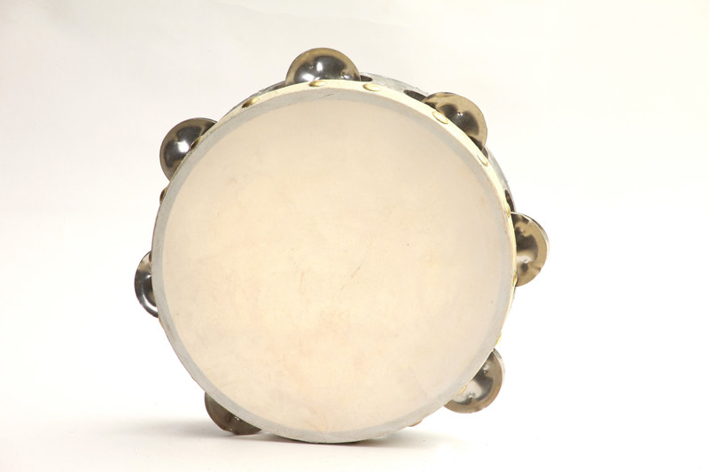 Akshar Tabla Mart 23 cm With Head Tambourine(Plastic)