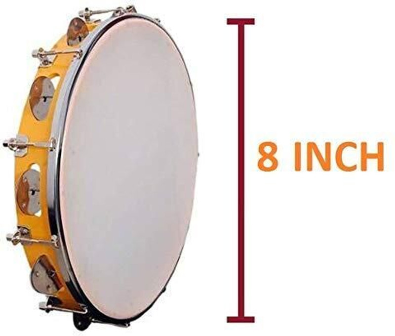 Click Dream 30.48 cm With Head Tambourine(Metal)
