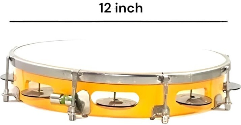 UAPAN 28 cm With Head Tambourine(Metal)