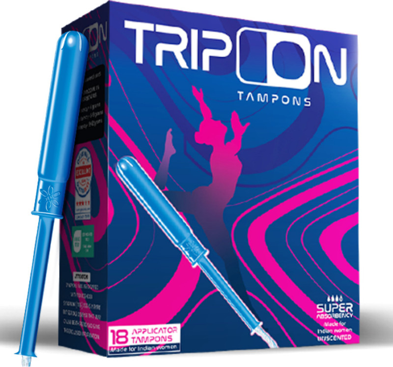 Tripon APPLICATOR TAMPONS | EASIEST WAY TO TRY TAMPONS FOR THE FIRST TIME Tampons(Pack of 18)