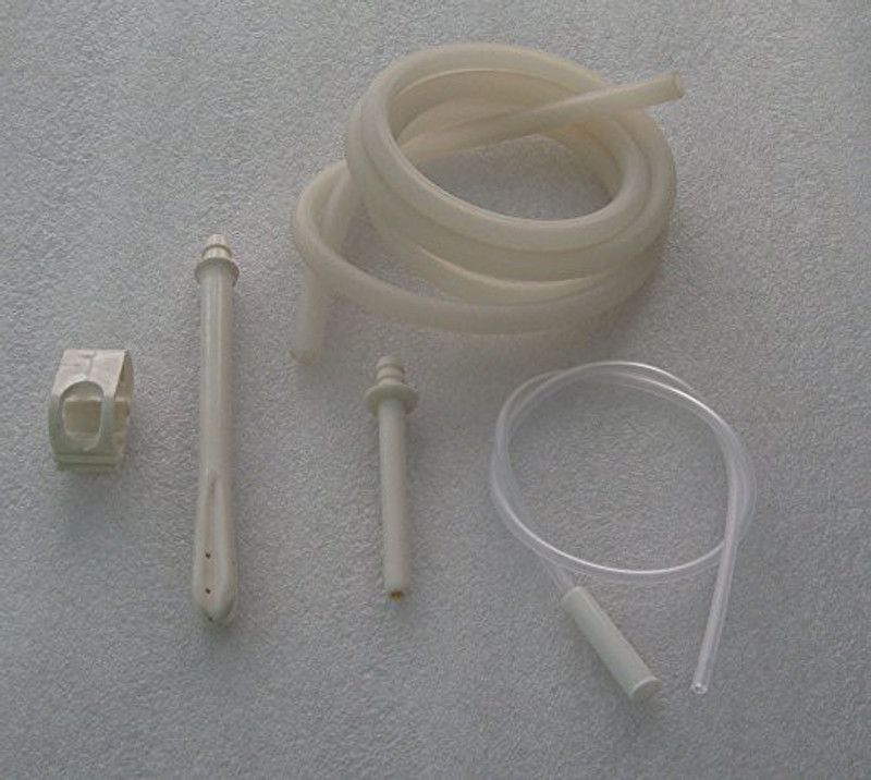 BODY FITNESS Replacement,Enema - Includes Clamp, 4 Nozzles, Single-Way Valve, and 6ft Tube Tampons(Pack of 6)