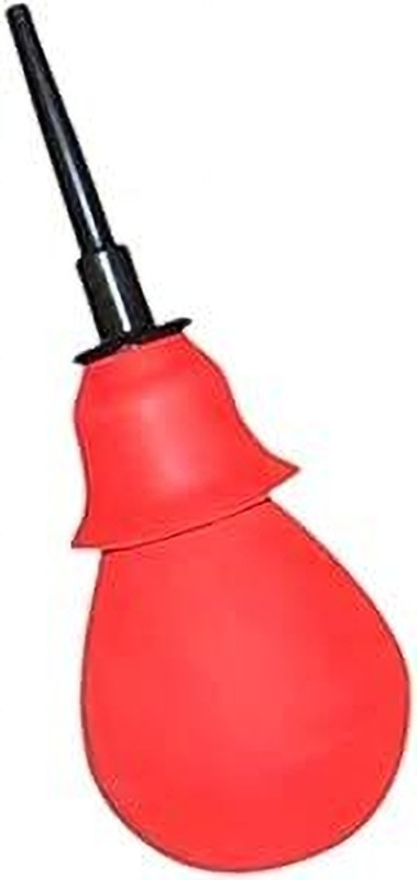 BODY FITNESS Enema Bulb Irrigator Big Nozzle Size - Anal and Vaginal - 8 Oz Capacity Tampons