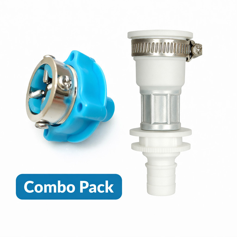 Siana Faucet Water Tap Adapter Pipe Connector (Pack of 2) Washing Machine Inlet Hose(0.1)
