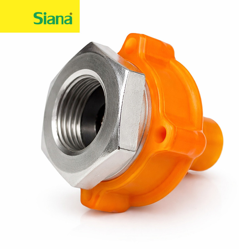 Siana Washing Machine Angle Valve Heavy Orange Tap Adapter