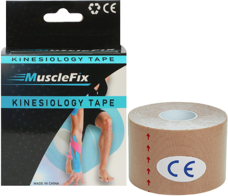 MuscleFix Waterproof Kinesiology Tape For Injury Recovering (5 m X 5 cm|Blue) Muscle Support Tape(Blue)