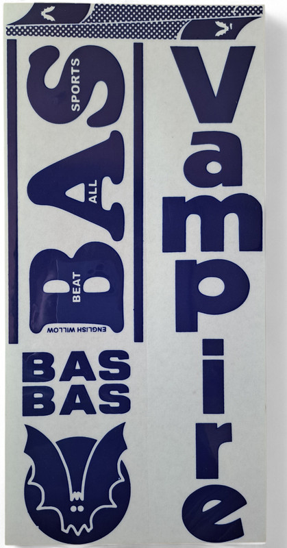 OWER Premium Cricket Bat Sticker PC07 Bat Sticker(Blue)