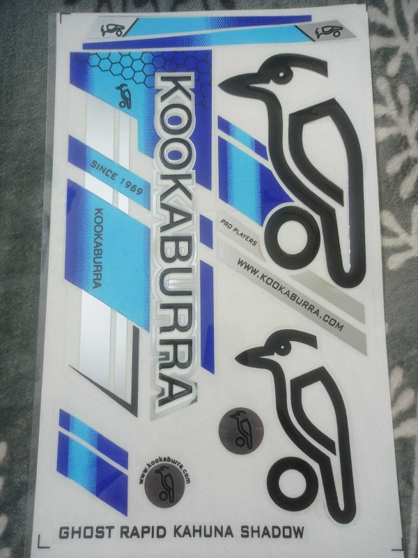 SPORTSWORLD kookablue 3d rapid Bat Sticker(Blue)
