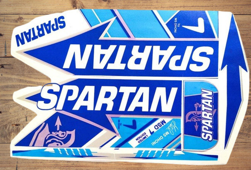MILLIONS JOY ms dhoni msd7 blue-12 Bat Sticker(Blue)