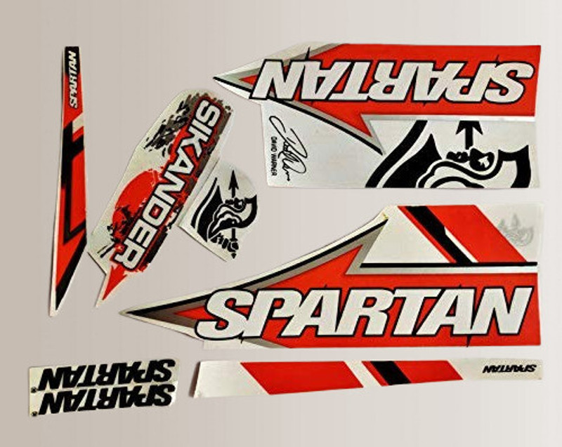 MILLIONS JOY super power sikander red-14 Bat Sticker(Blue)