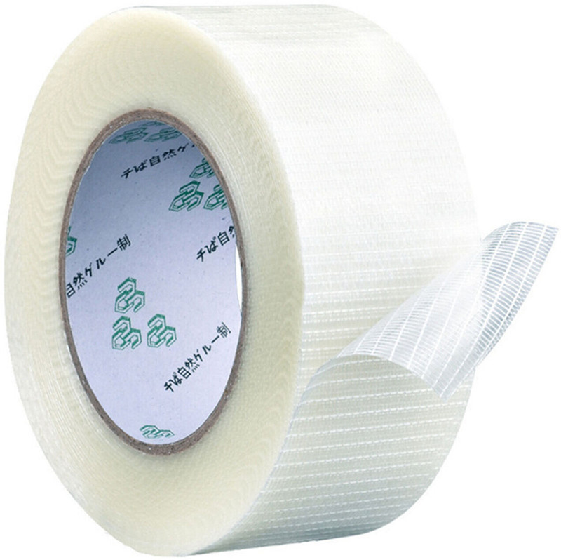 VICTORY Fiberglass Safety Anti Crack Water Proof Cricket Bat Face Fiber Tape Roll Protection Tape(White)