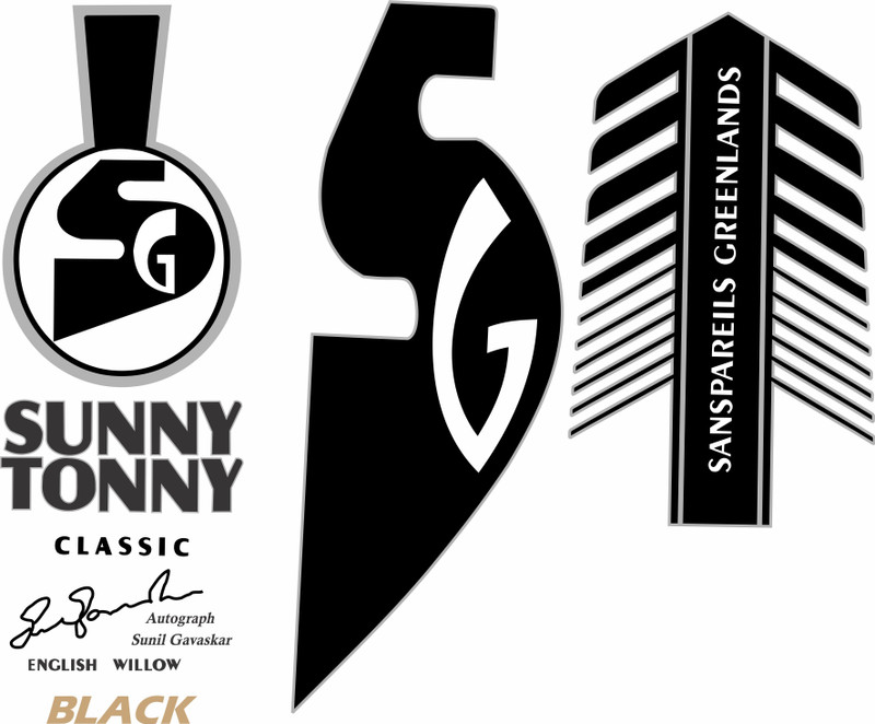CANDLE SUNNY TONNY CLASSIC Bat Sticker(Black, Silver, White)