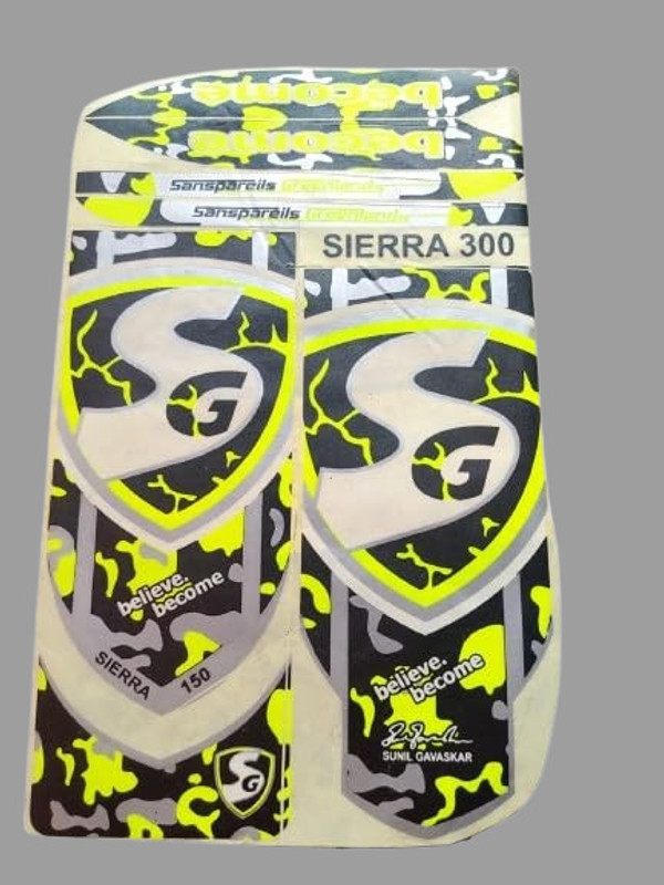 sita sports sierra yellow m-08 Bat Sticker(Yellow)