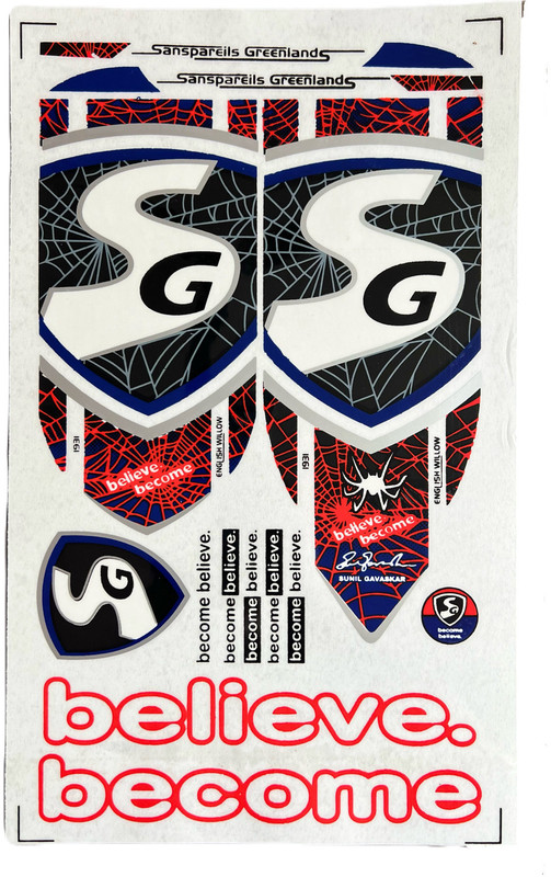 VSM VSM_GRAYNICOLLS_MAAX Bat Sticker(Blue, Red, White)