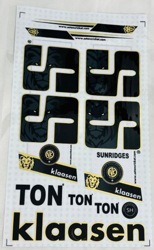 MBVTYUG CRICKET BAT STICKERS PSSNK BLACK 3D PVC Bat Sticker(Black)