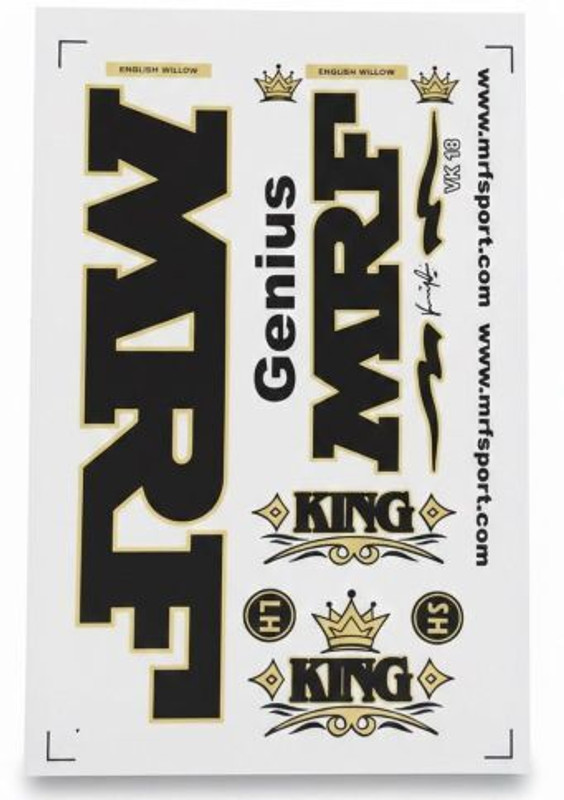 GRFDST CRICKET BAT STICKERS BEST 3D BLACK Bat Sticker(Black)