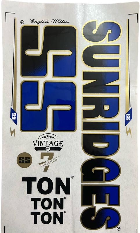 VSM SS_VINTAGE_BLK Bat Sticker(Black, Gold)