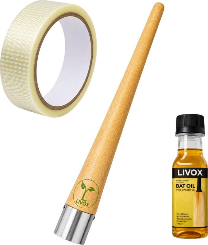 LIVOX Cricket Bat Repair & Protection Kit Protection Tape(Multicolor)