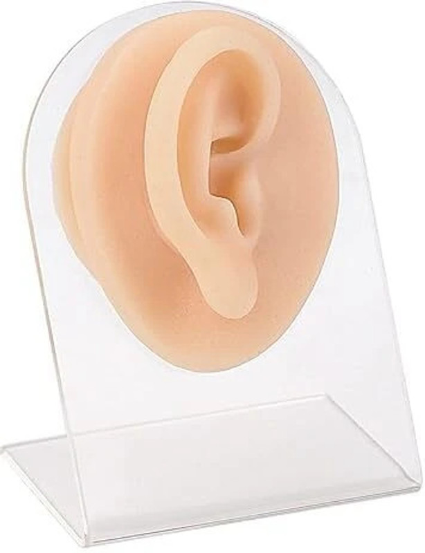 Tattoo gizmo Practice Soft Silicone Ear Piercing Model Temporary Tattoo Kit
