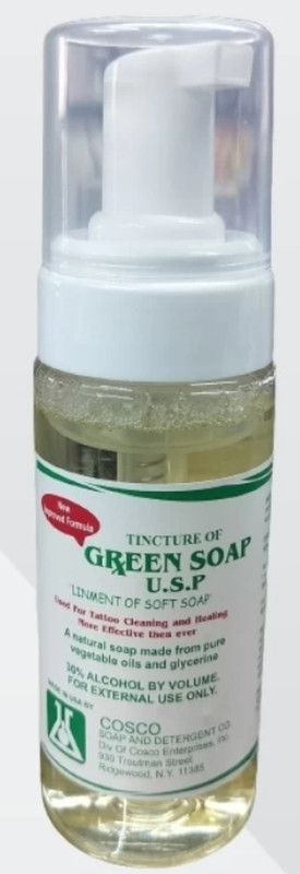 Forver tattoo 1 pic green foam tattoo ink cleaning foam 150 ml Permanent Tattoo Kit