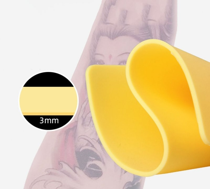Forver tattoo TATTOO PRECTICE SKIN PAD (3mm Thick A4 size) 2pic. 100% silicon original Permanent Tattoo Kit