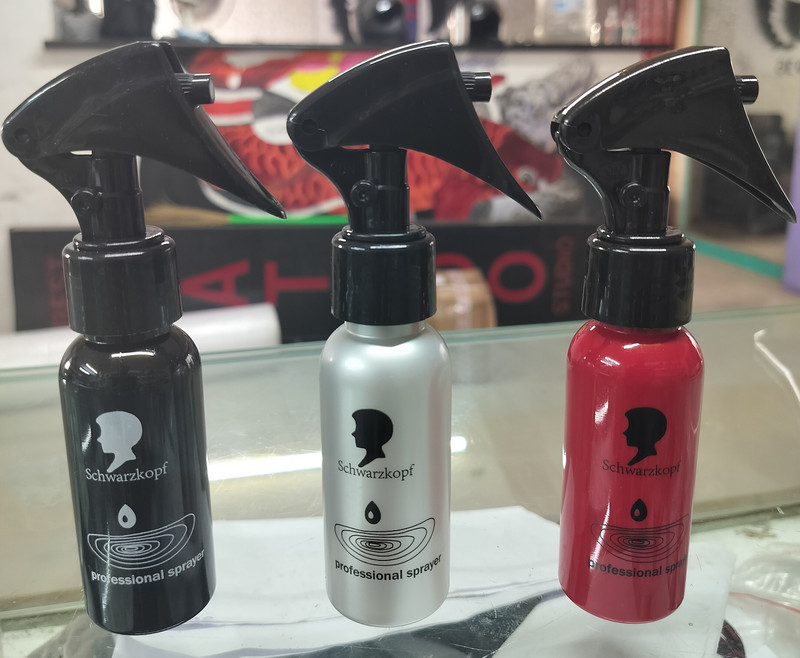 Forver tattoo 3 PIC TATTOO SPRAY BOTTLE 75 ml. Spray bottle on off switch available.(Plastic) Permanent Tattoo Kit