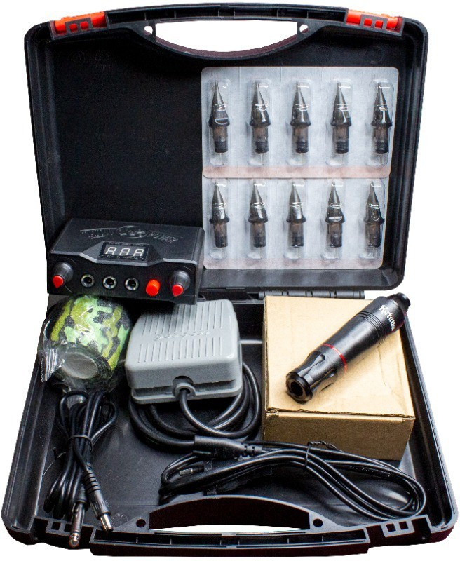 Mumbai Tattoo Basic Katana Pen Machine Kit - M62 Permanent Tattoo Kit