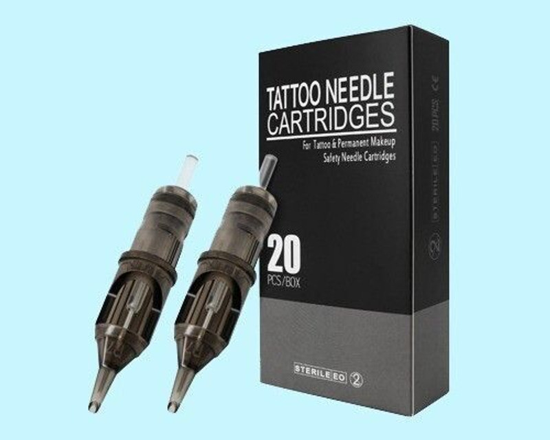 Mumbai Tattoo Tattoo Needle Cartridges 5RS Black Box ( Pack Of 20 ) Disposable Round Liner Tattoo Needles(Pack of 20)