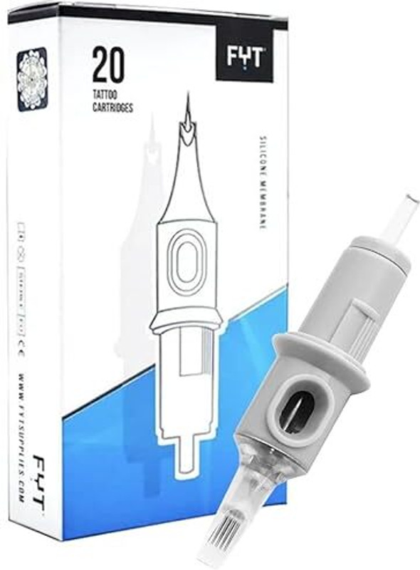 Tattoo gizmo FYT Cartridge Tattoo Needles 5RS Disposable Round Shader Tattoo Needles(Pack of 20)