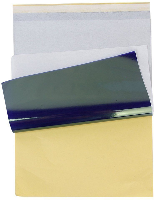Shield plus Tattoo Stencil Transfer Paper A4 Thermal Paper for Design Printing (10 Sheet)(PAPER)