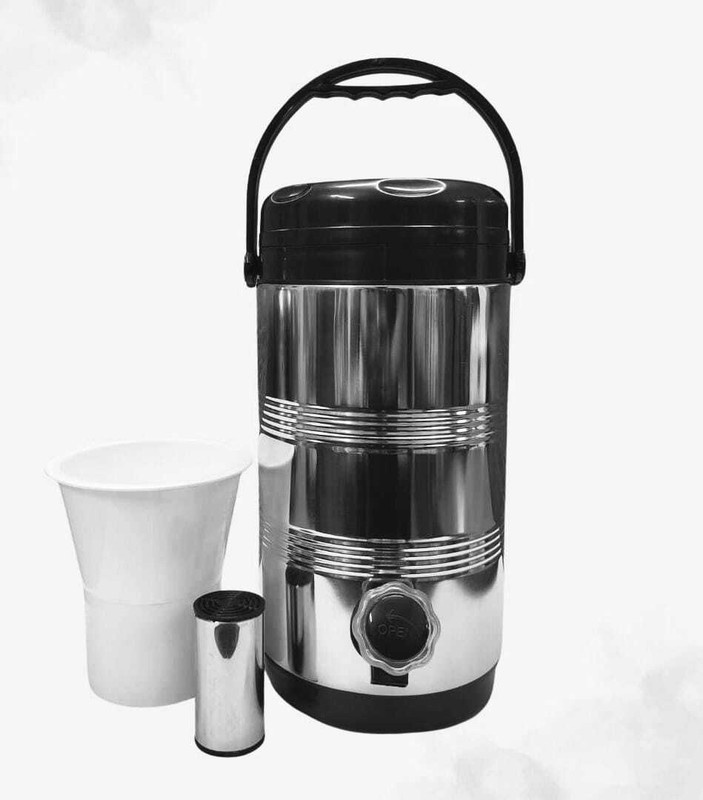 jds Portable Stainless Steel Alkaline Water Jar Camper Bottled Water Dispenser