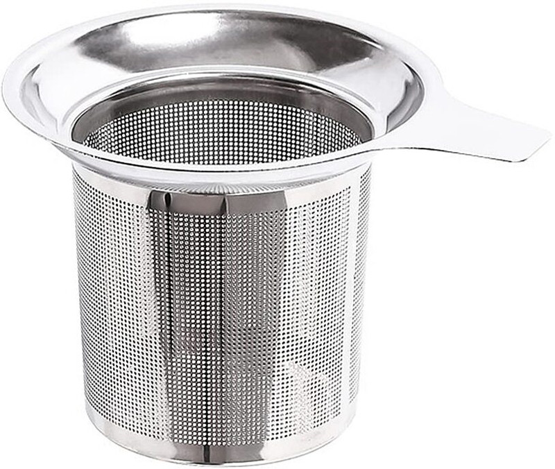 MobFest Teapot Steel Strainers Infusers With Handle Tea Filter Extra Fine Mesh Tea Strainer(Pack of 1)
