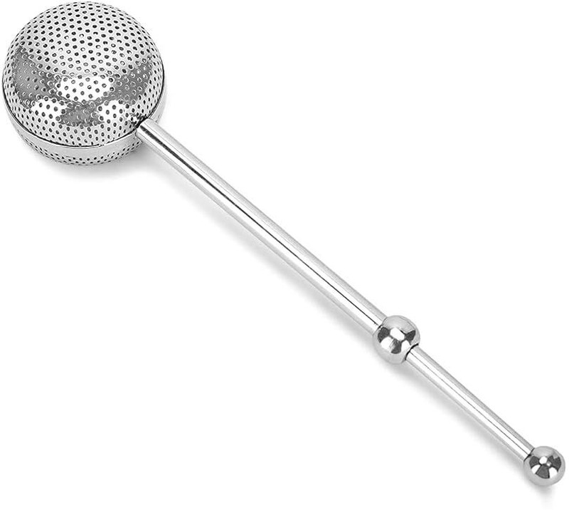 CNT WHOLESALE Ball Shaped Long Handle Tea Infuser Tea Strainer(Pack of 1)