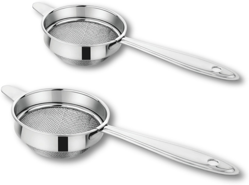 Techam PremiumTaj Stainless Steel Chai Channi for Kitchen Tea Strainer(Pack of 2)