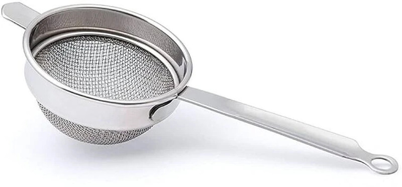 zentra mart Stainless Steel Tea Strainer | Fine Mesh Chai & Coffee Filter | kitchen Tea Strainer(Pack of 1)