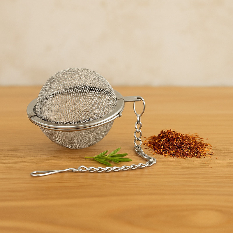 DIKVELP Stainless Steel Tea Infuser Mesh Spoon Filter for Loose Leaf Tea Coffee Tea Strainer(Pack of 1)