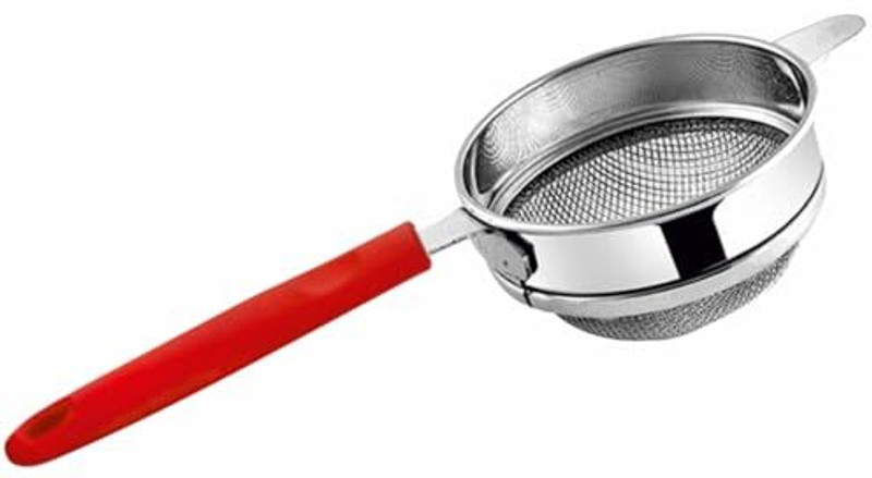 PRABHA Stainless Steel Straining with Modern Design and Heavy Material Tea Strainer(Pack of 1)